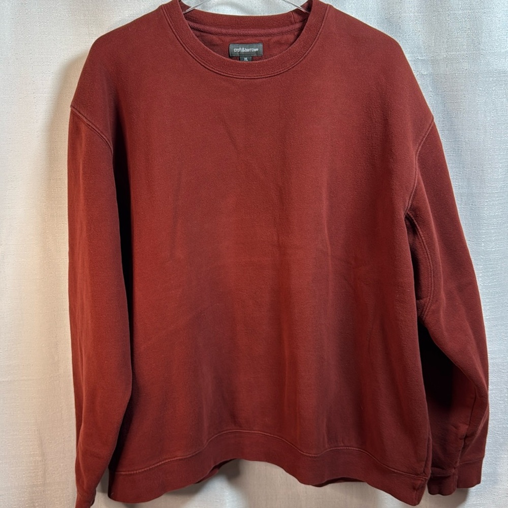 CROFT & BARROW Burnt Orange Sweatshirt